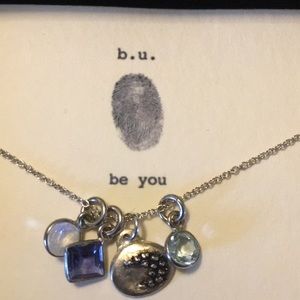 NIB NWT B.U. Reach For The Moon Necklace